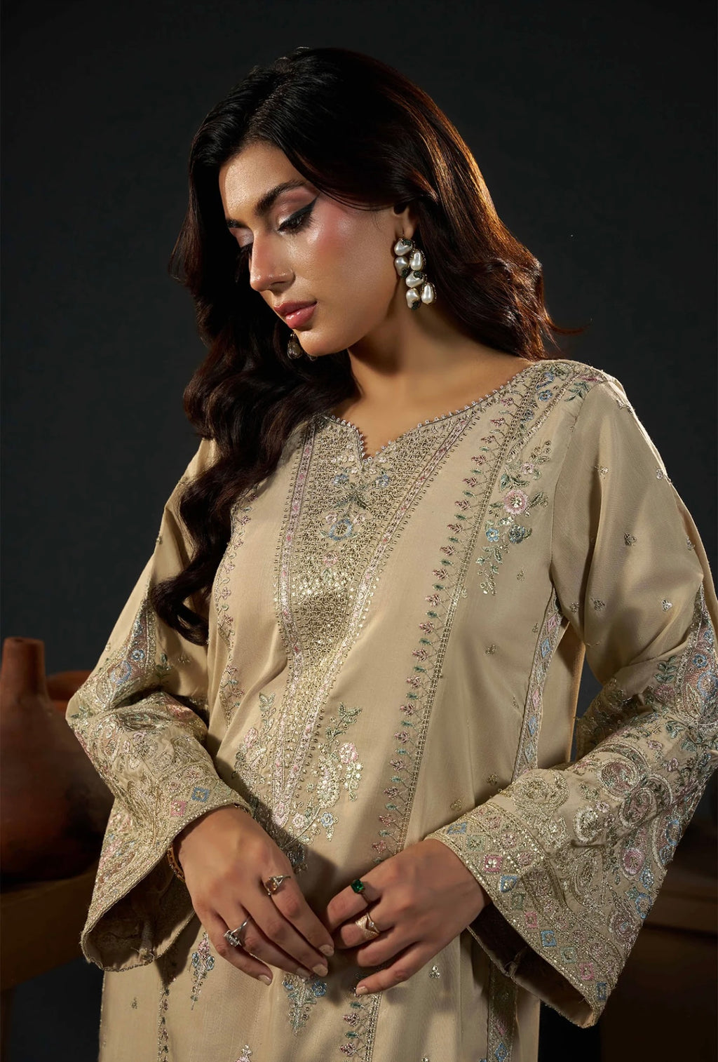 KHADAR KAFTAN EMB-586 B