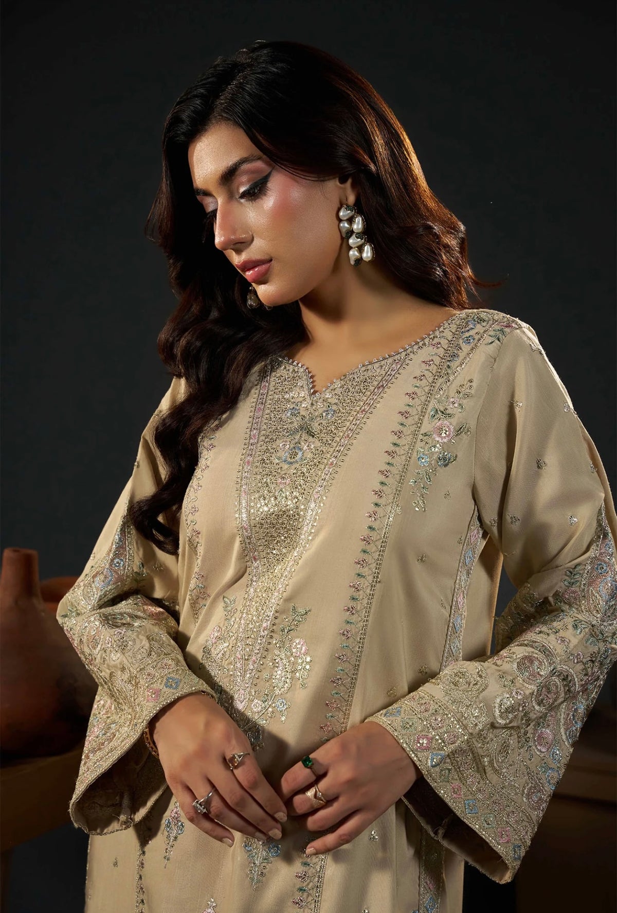 KHADAR KAFTAN EMB-586 B