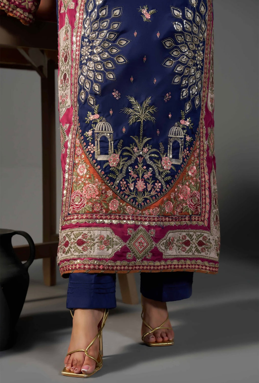 KHADAR KAFTAN EMB-581 D