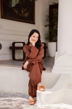 Crinkle SB-Chocolate Brown