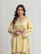 Embroidered Silk Co-Ord