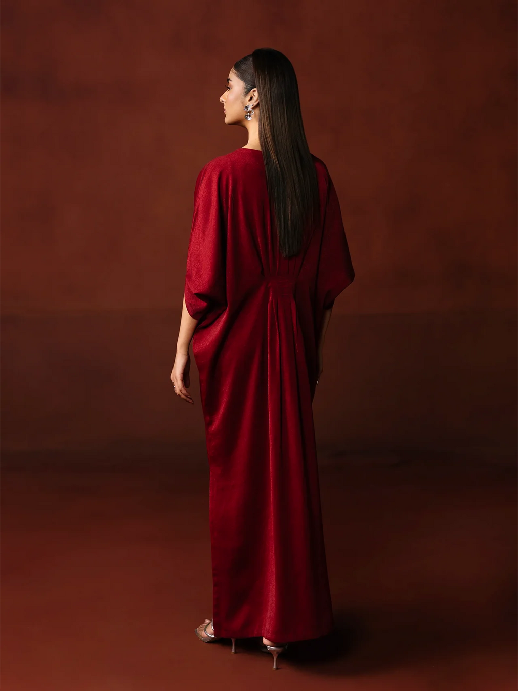 03 Dyed Crepe Kaftan