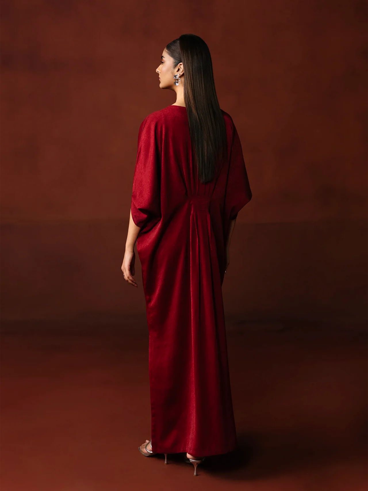 03 Dyed Crepe Kaftan