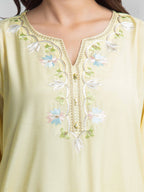 Embroidered Karandi Suit