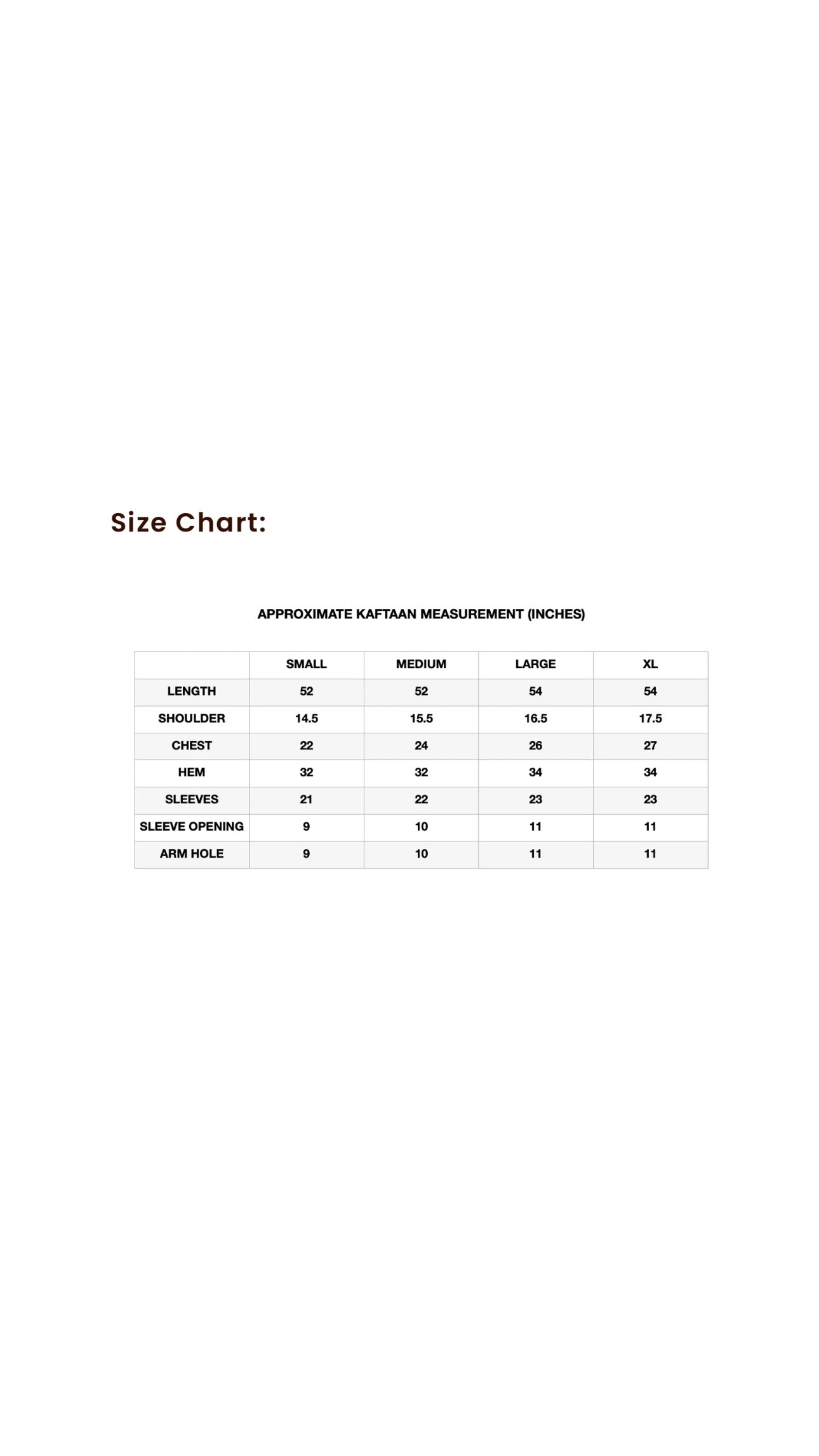 1PC KAFTAAN / KF-MNB-02