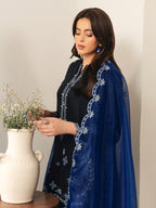 Embroidered Viscose Suit