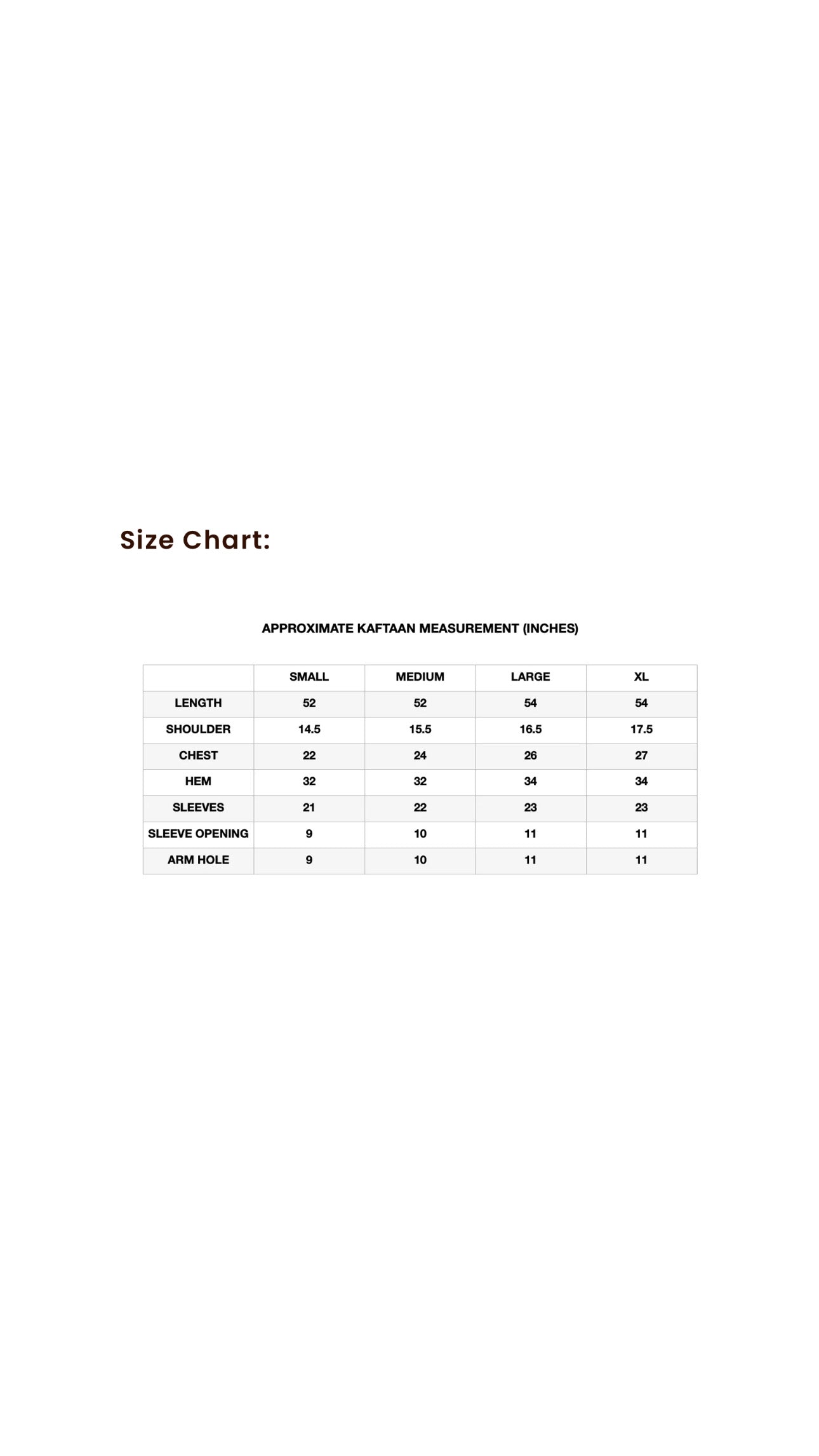 1PC KAFTAAN / KF-SNB-05
