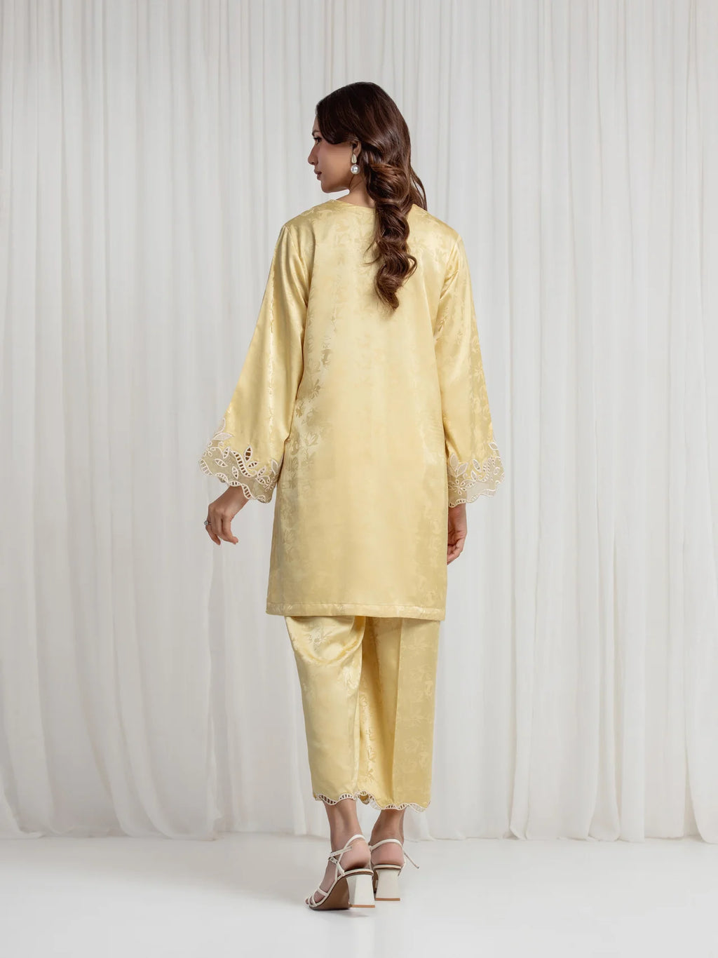 Embroidered Silk Co-Ord