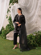 Embroidered Silk Suit
