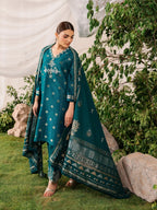 Embroidered Jacquard Suit