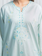 Embroidered Silk Co-Ord