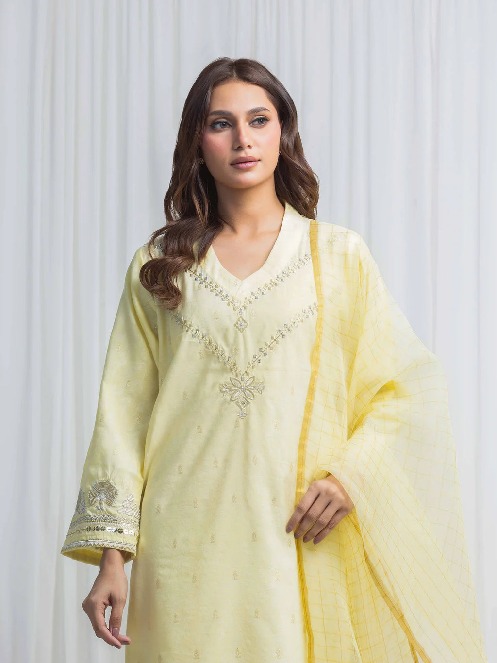 Embroidered Jacquard Suit