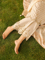 Embroidered Jacquard Suit