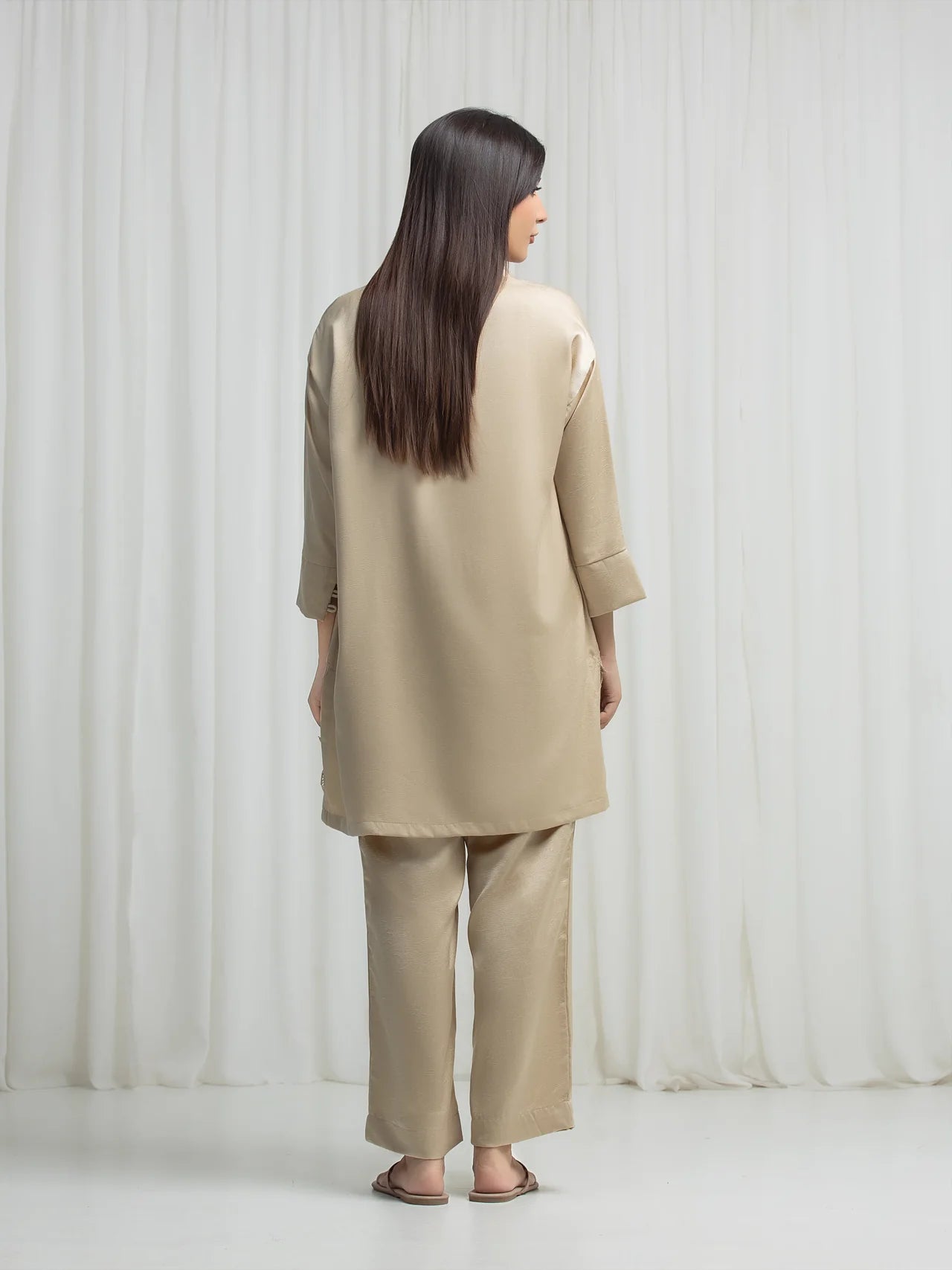 Embroidered Blended Co-Ord