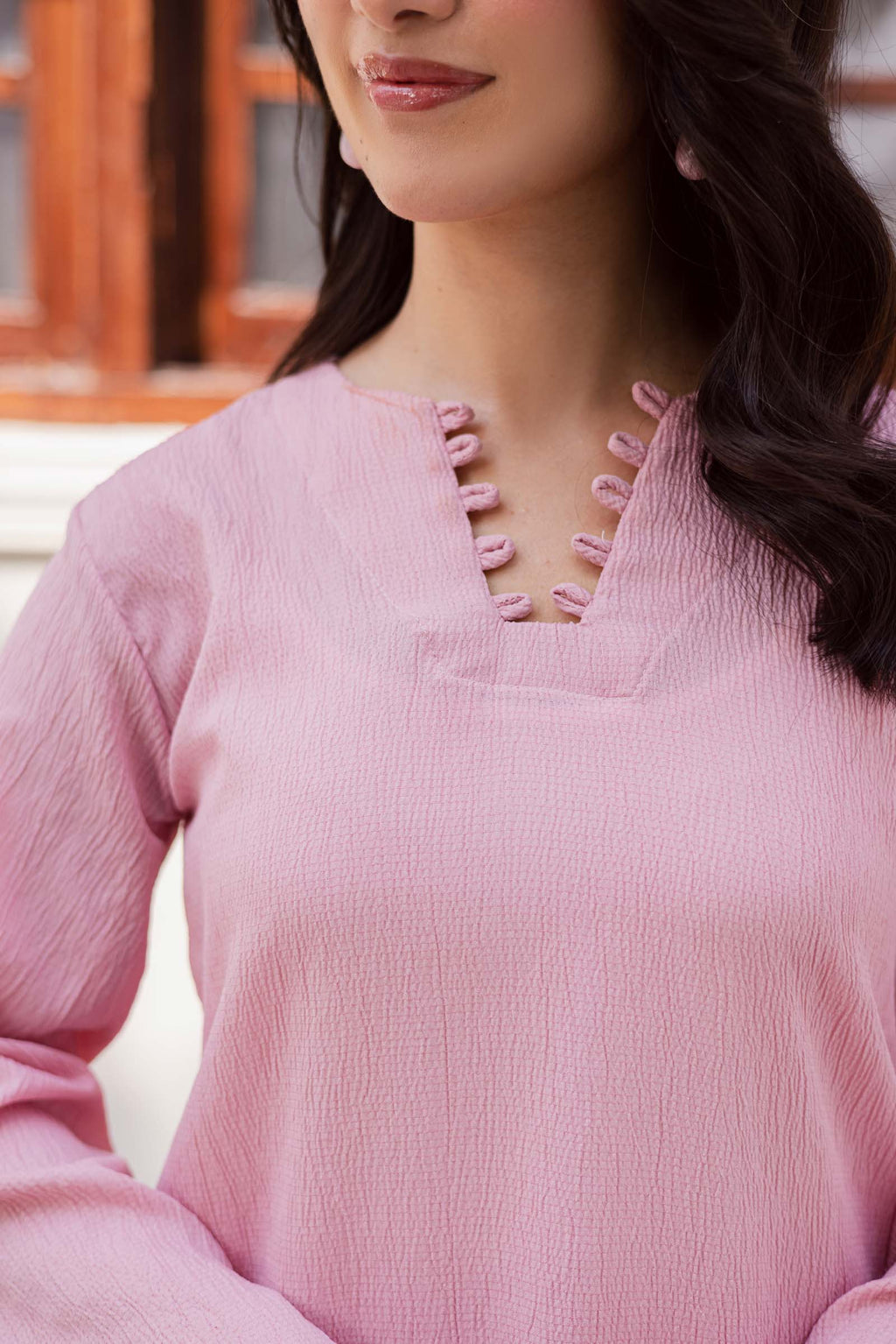 Crinkle SB-Powder Pink