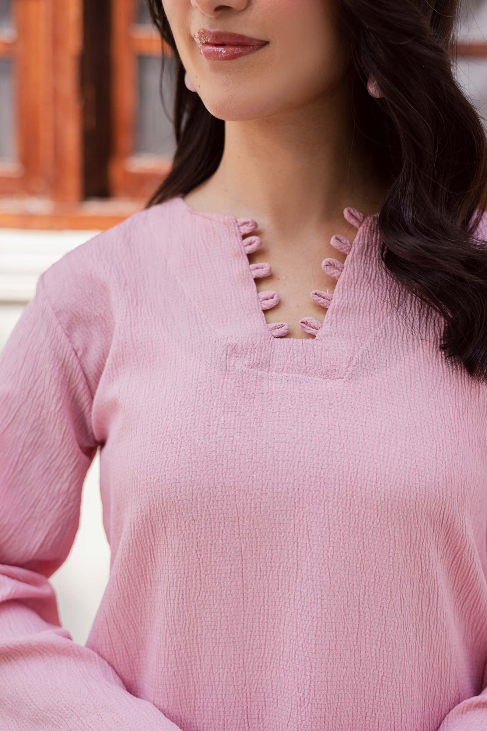 Crinkle SB-Powder Pink