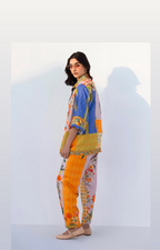 2 Piece Printed Stitched
