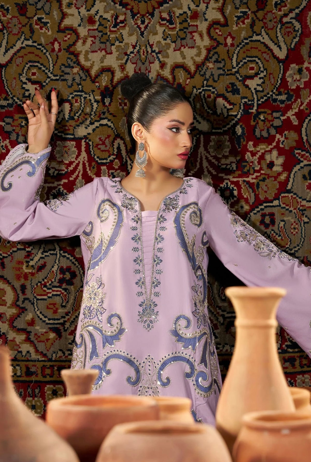 KHADAR KAFTAN EMB-584 A