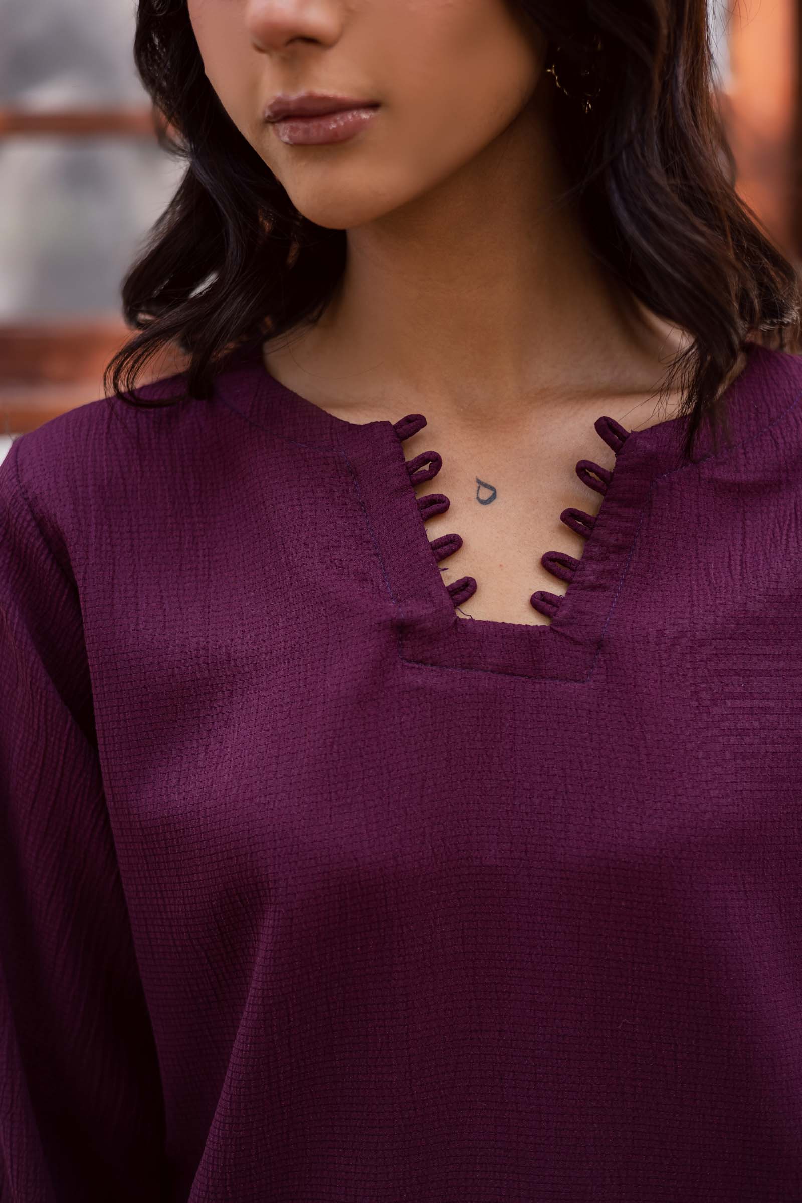 Crinkle SB-Dark Plum