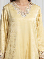 Embroidered Silk Co-Ord