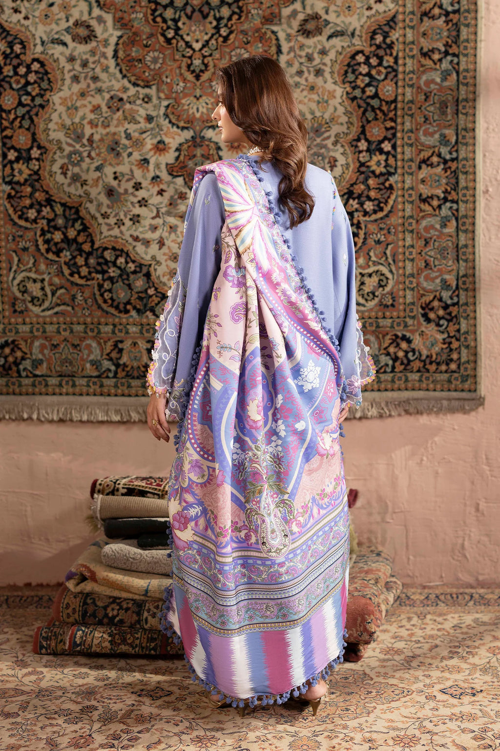 Embroidered Dhanak