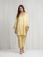 Embroidered Silk Co-Ord
