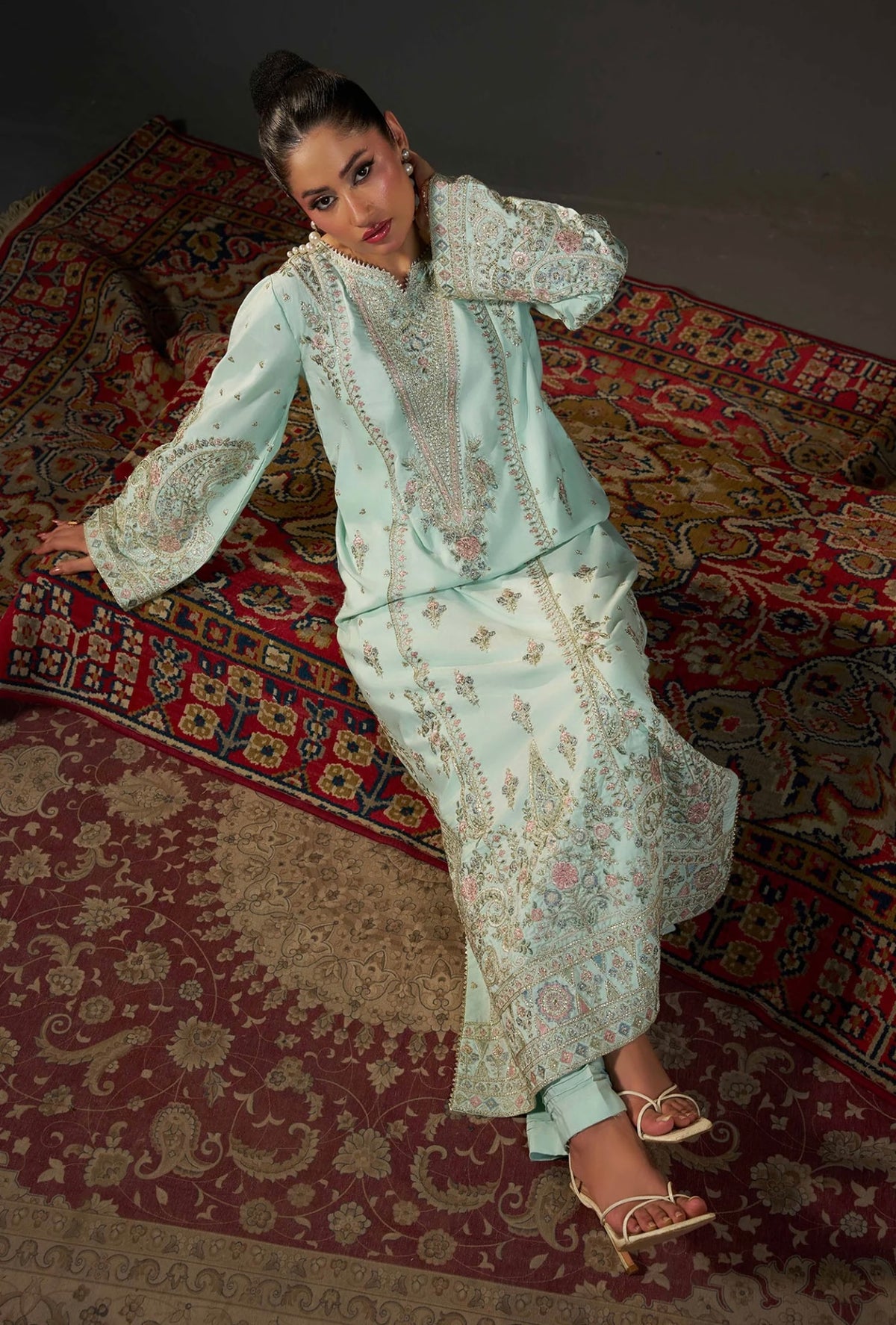 KHADAR KAFTAN EMB-586 D