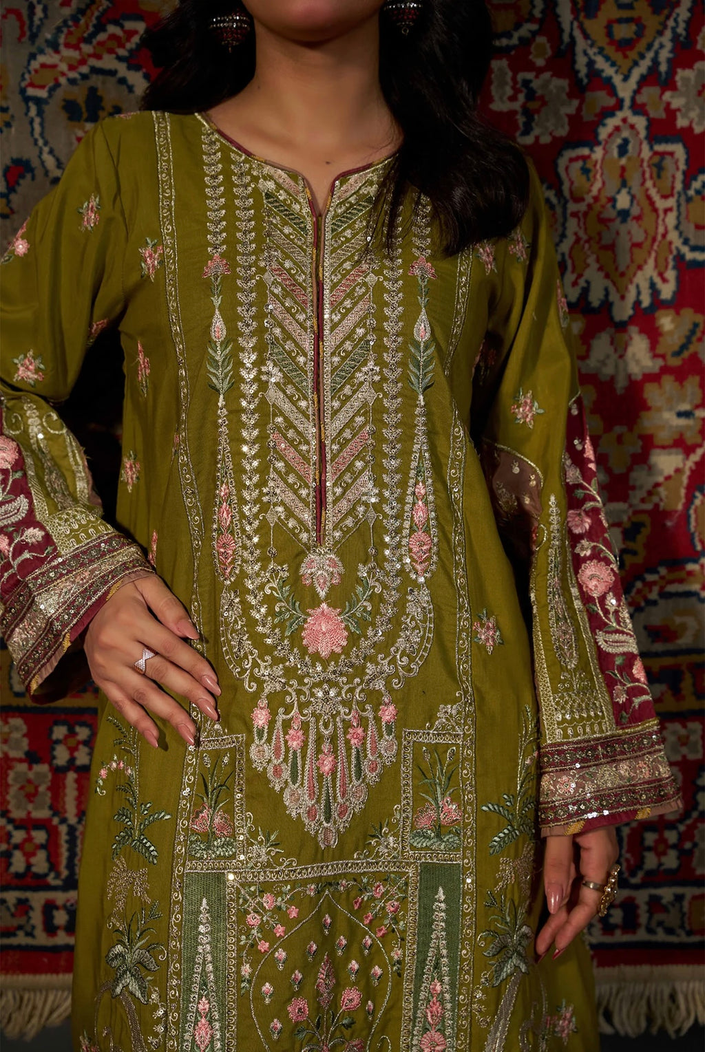 KHADAR KAFTAN EMB-582 C