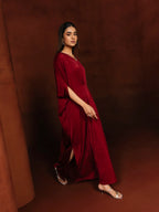 03 Dyed Crepe Kaftan