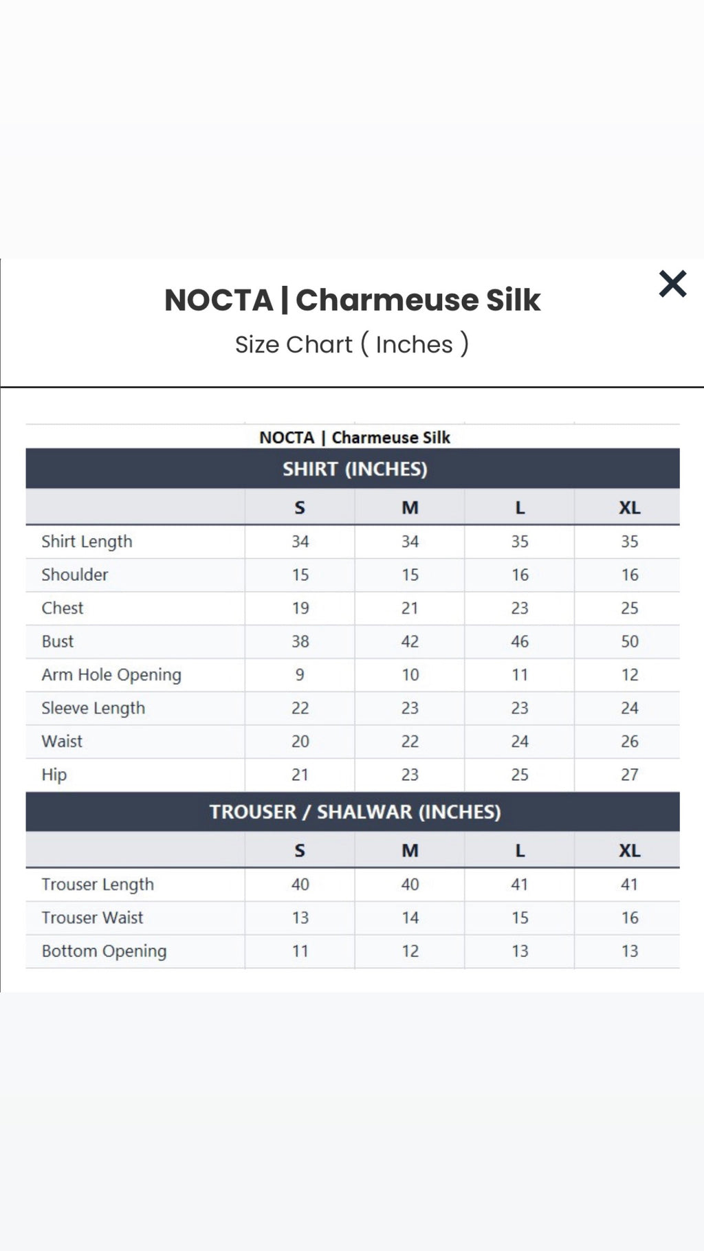 NOCTA | Charmeuse Silk