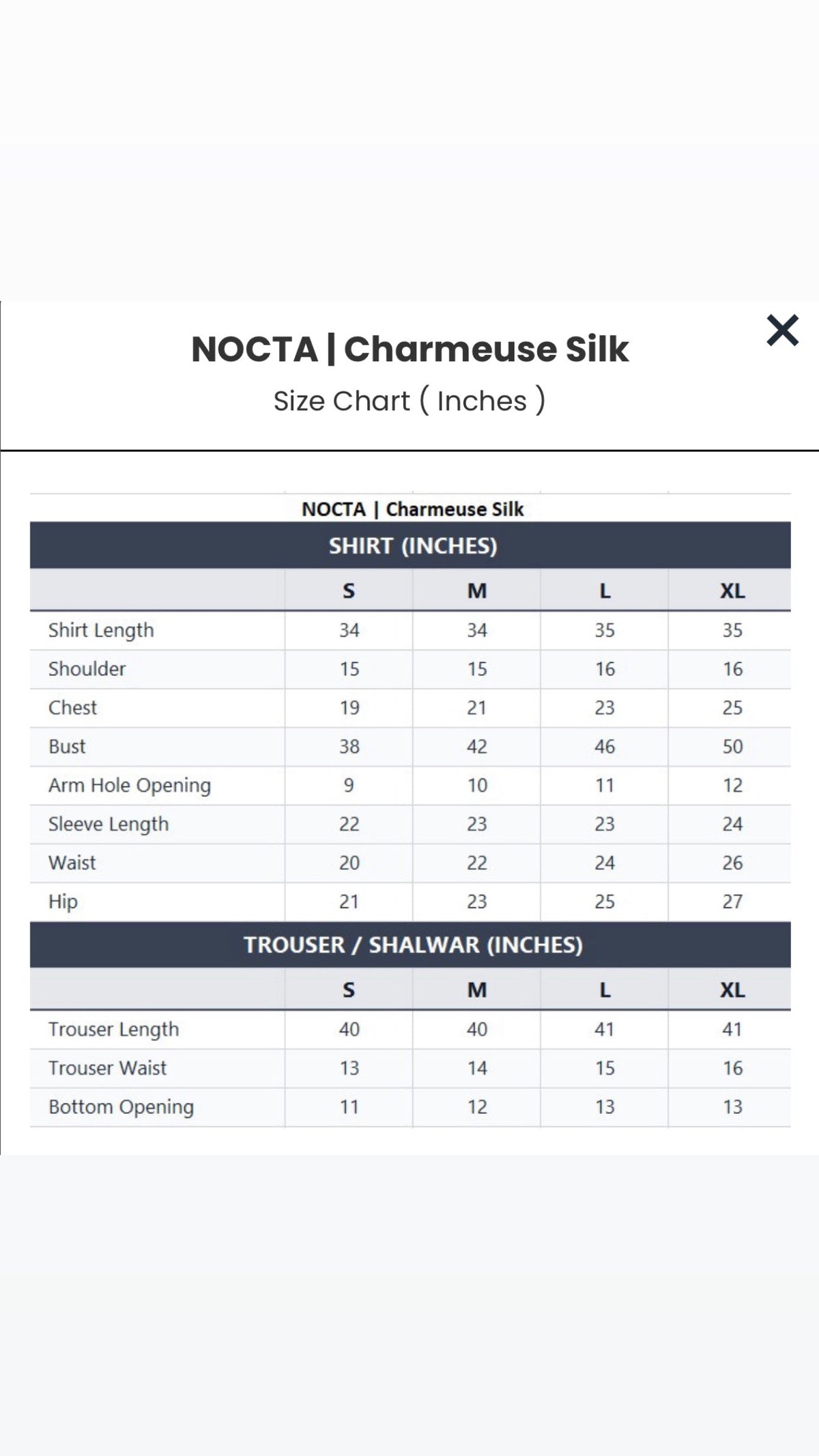 NOCTA | Charmeuse Silk