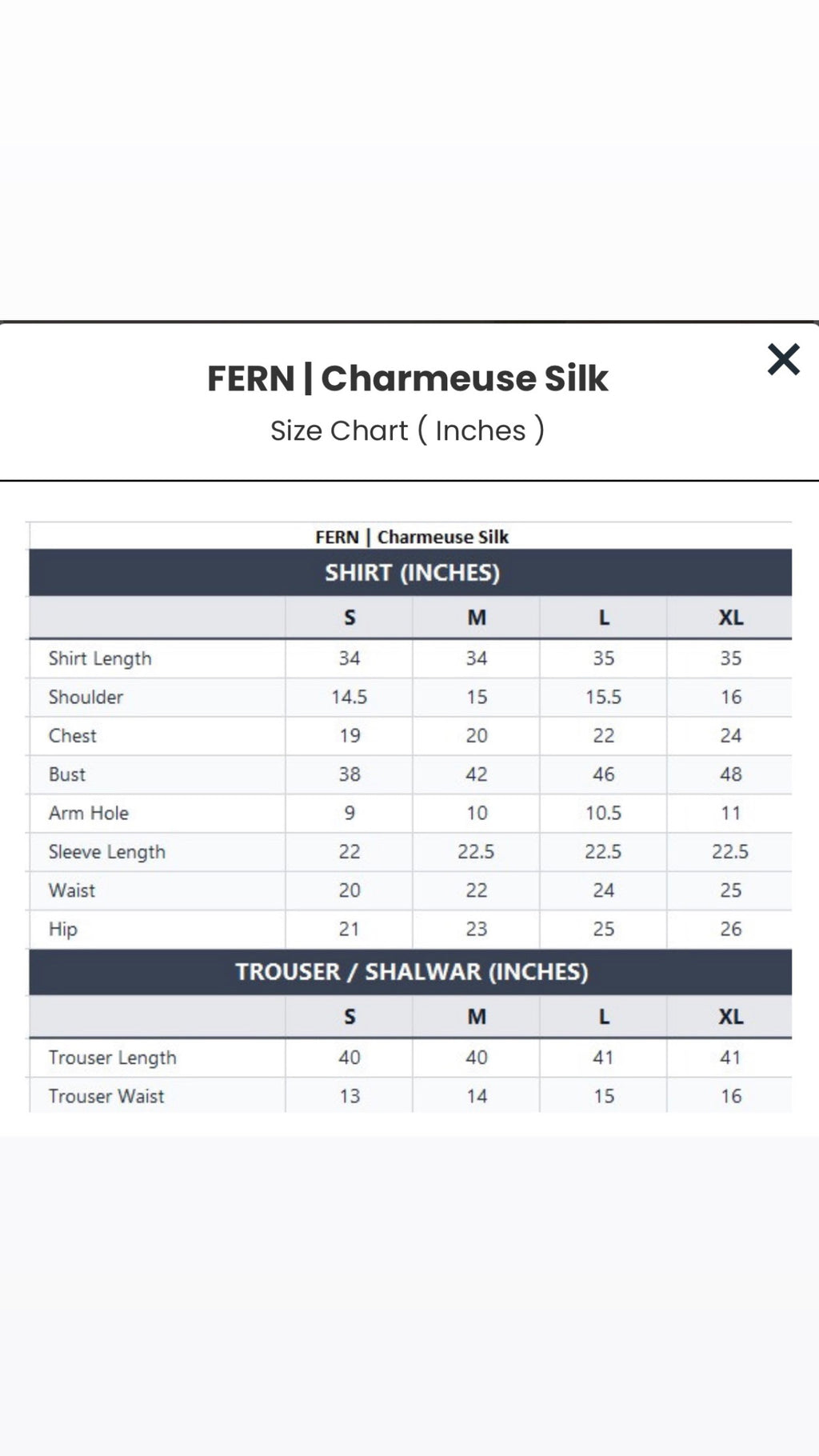 FERN | Charmeuse Silk