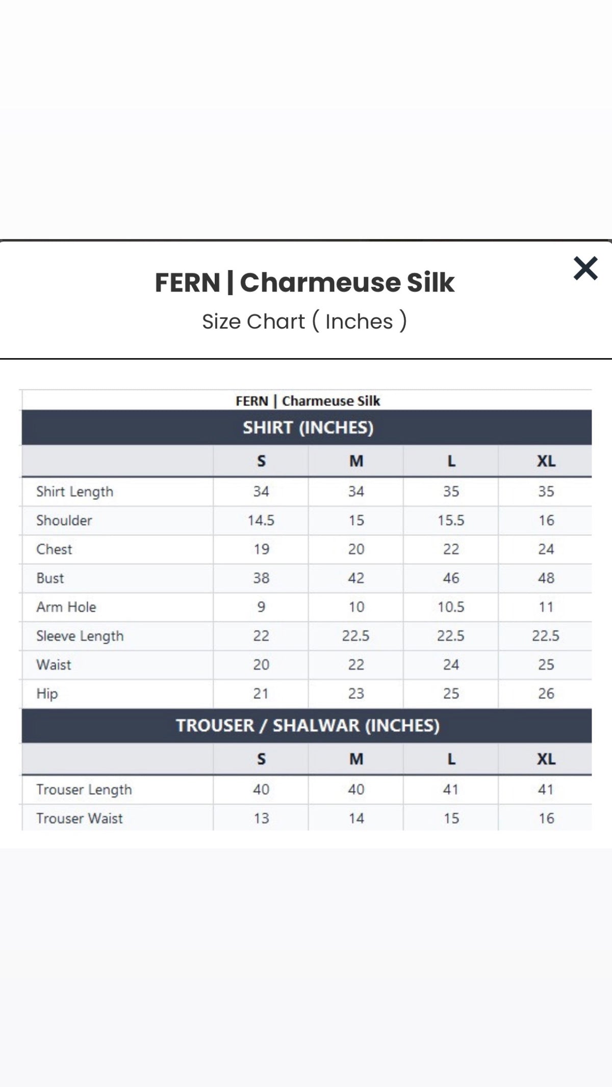 FERN | Charmeuse Silk
