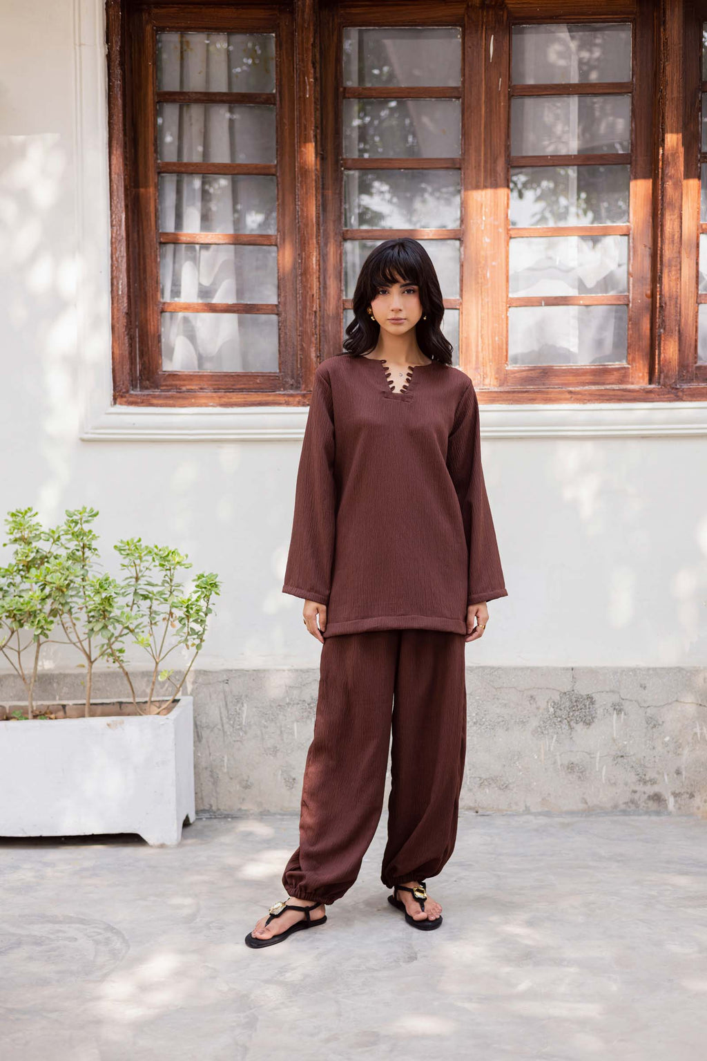 Crinkle SB-Dark Brown