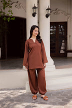 Crinkle SB-Chocolate Brown