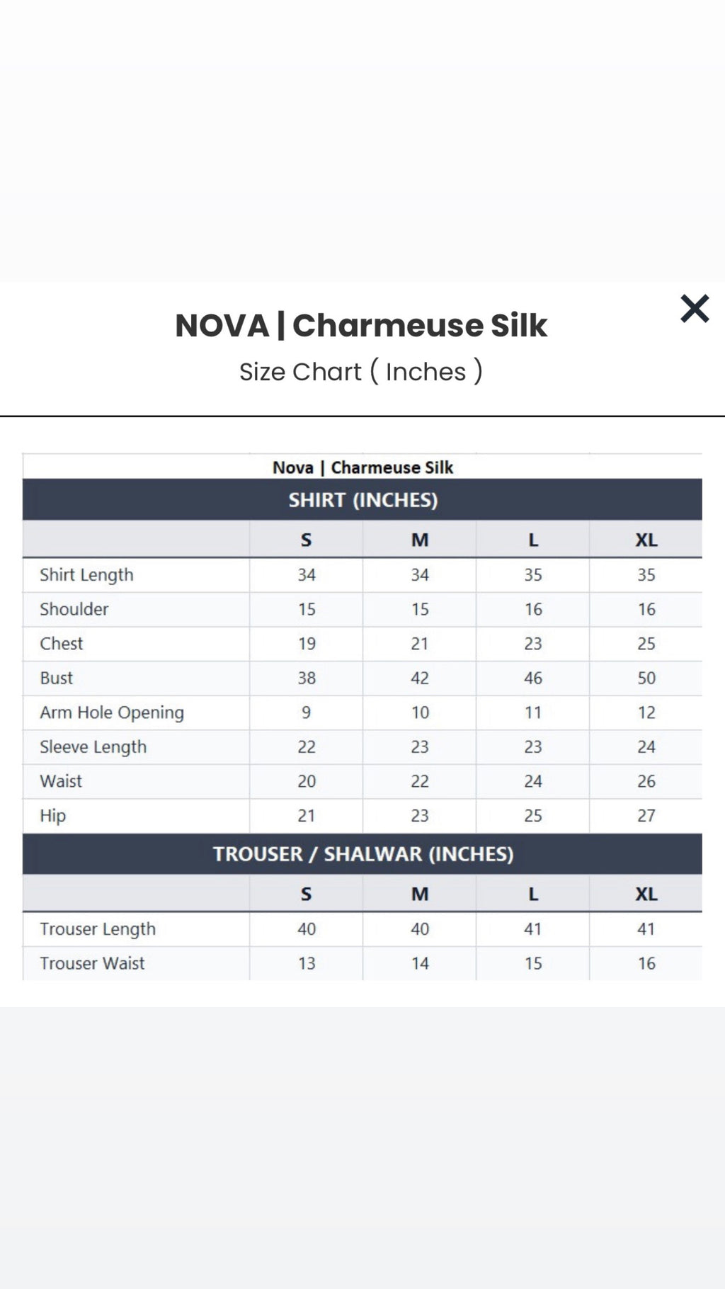 NOVA | Charmeuse Silk