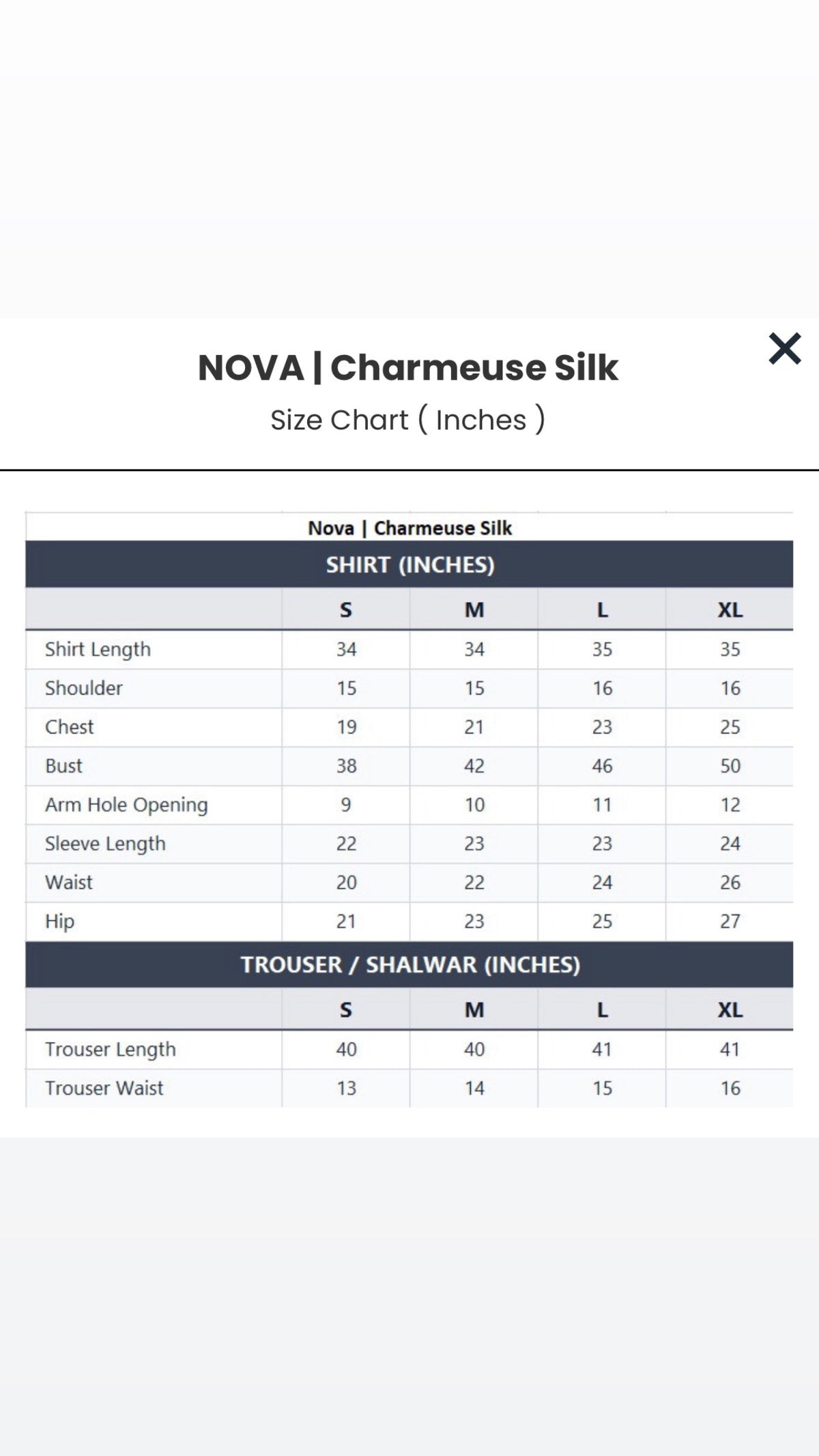 NOVA | Charmeuse Silk