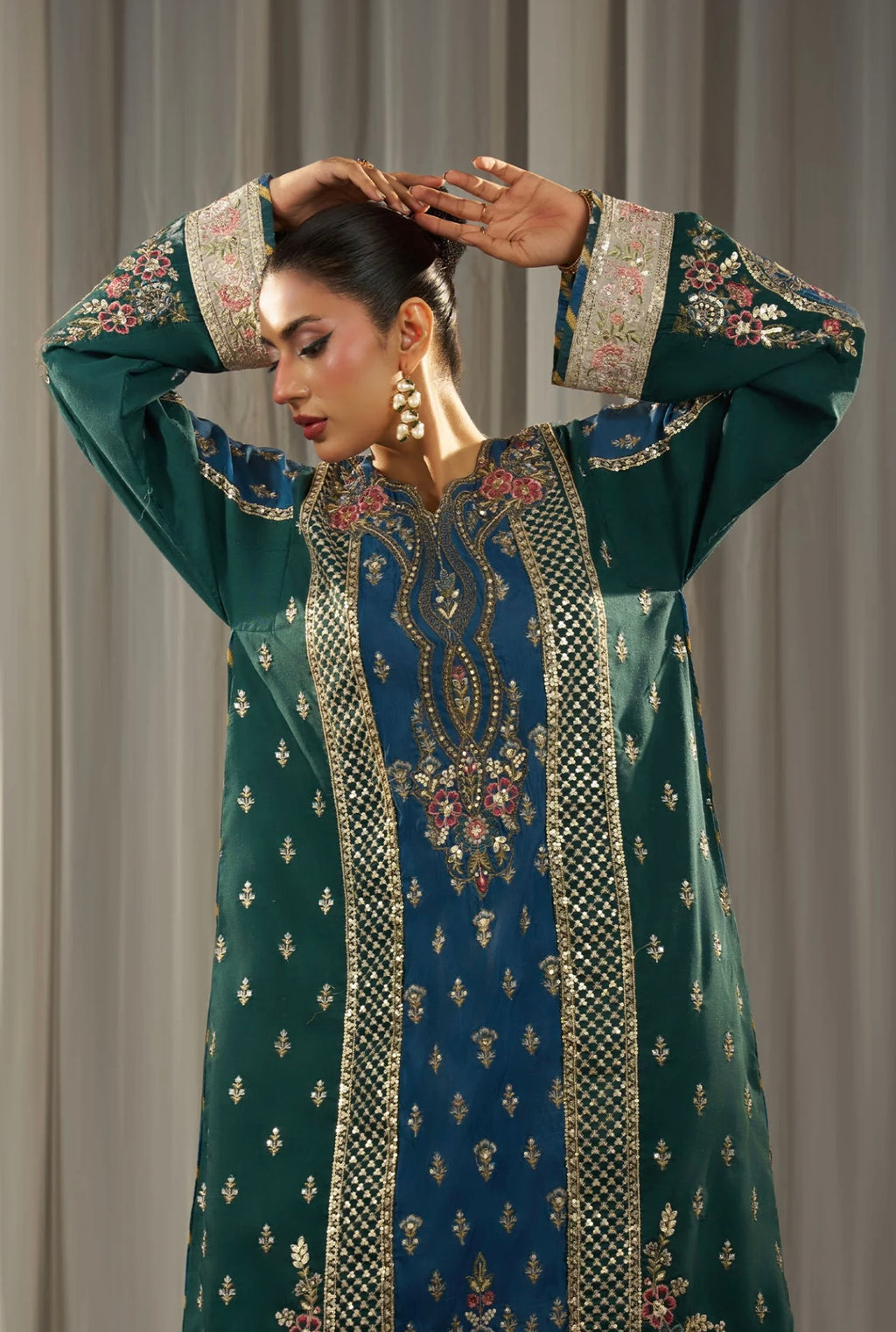 KHADAR KAFTAN EMB-583 B