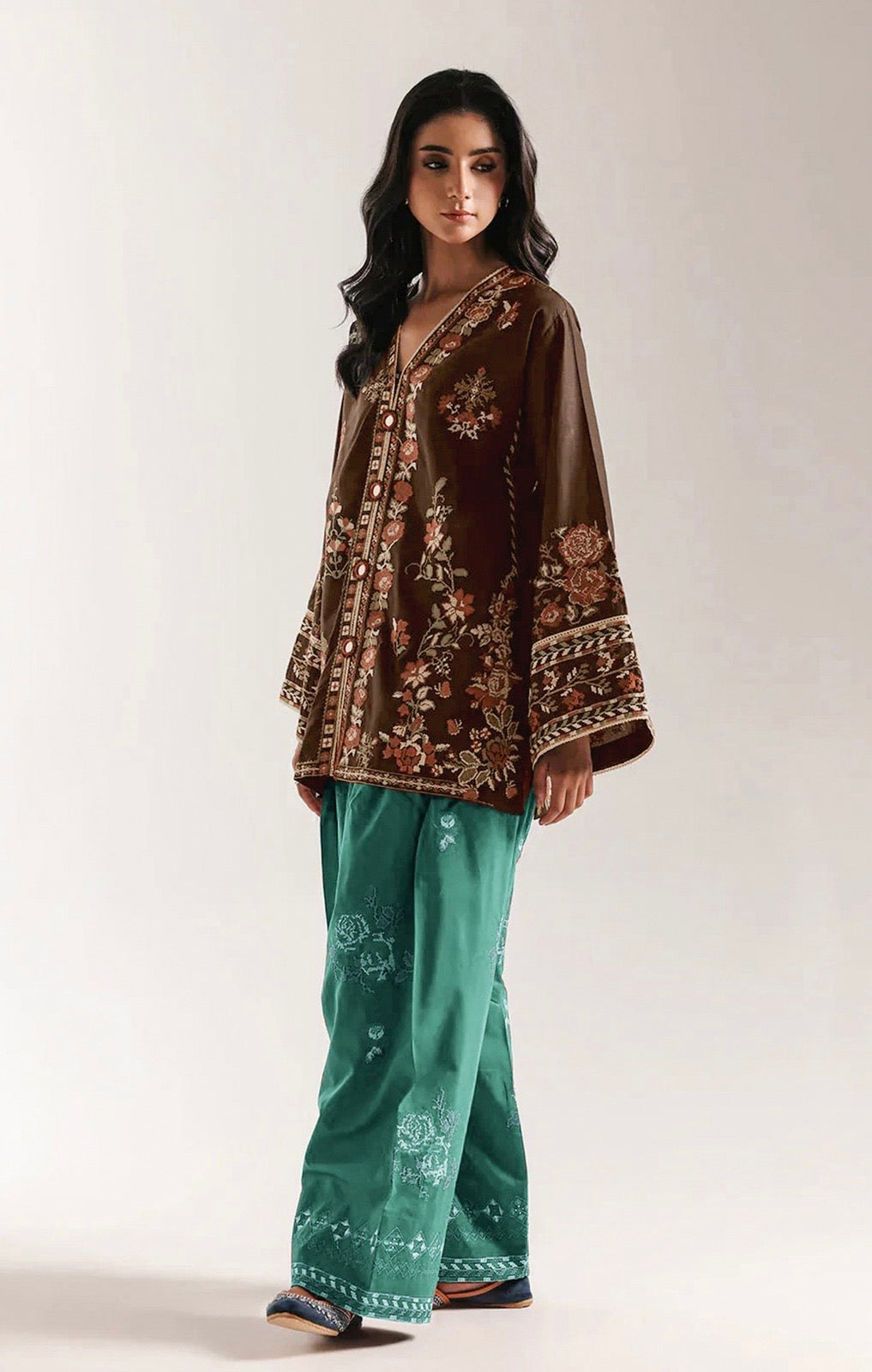 BROWN AND GREEN