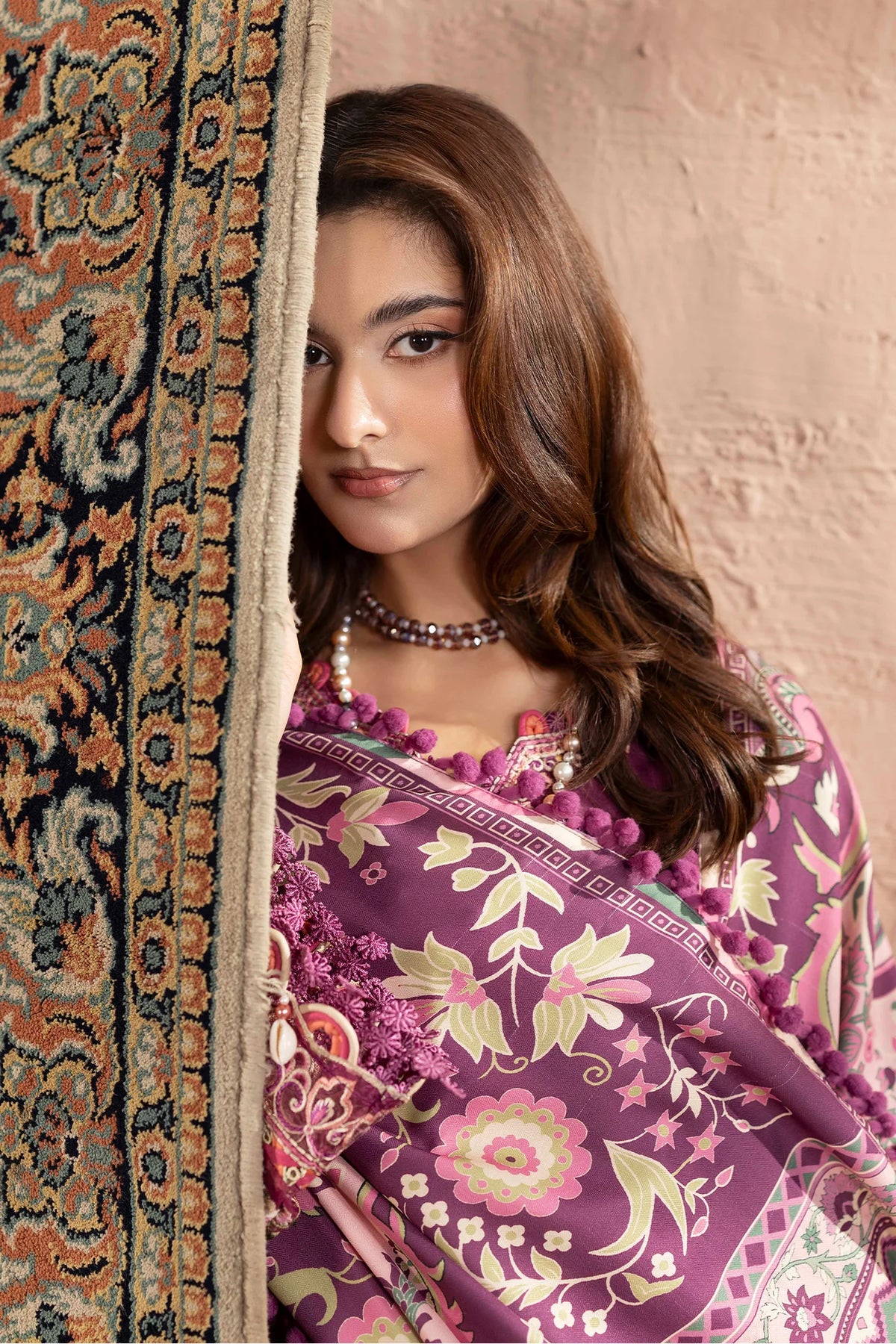 Embroidered Dhanak