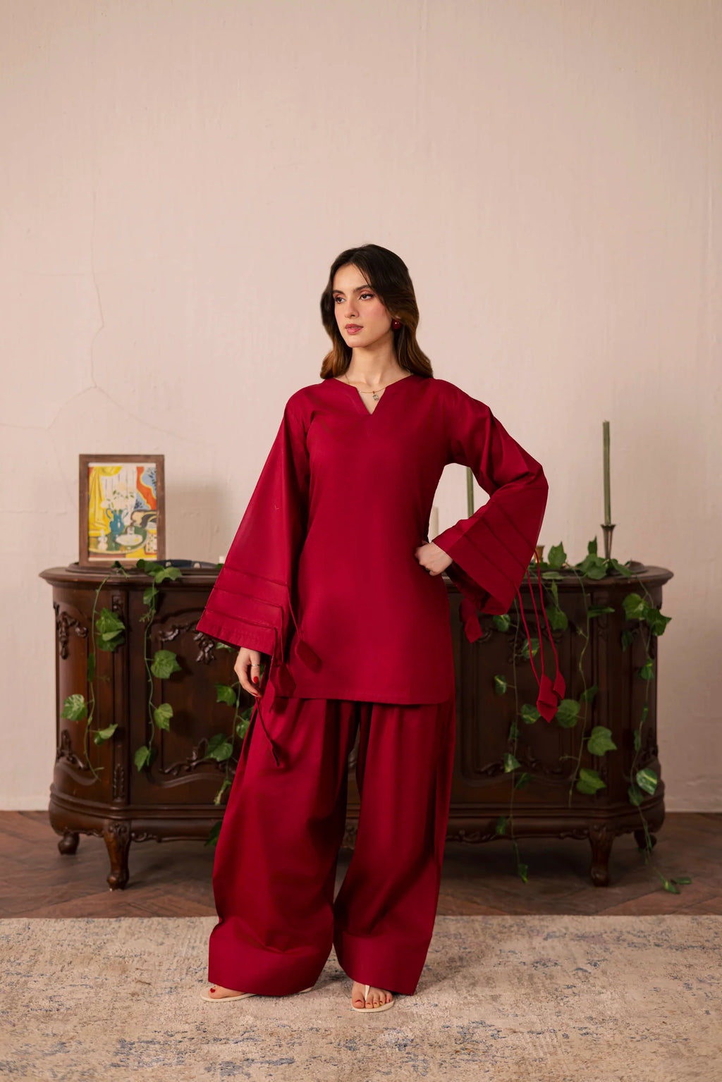 Corset Maroon - 01