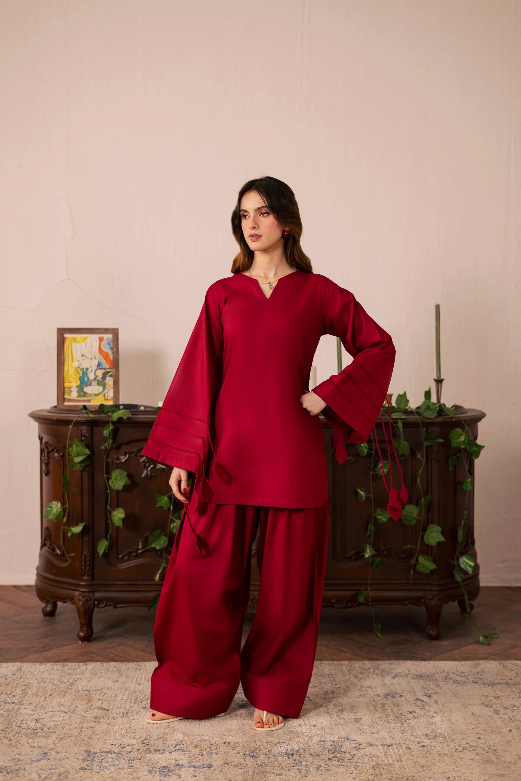 Corset Maroon - 01