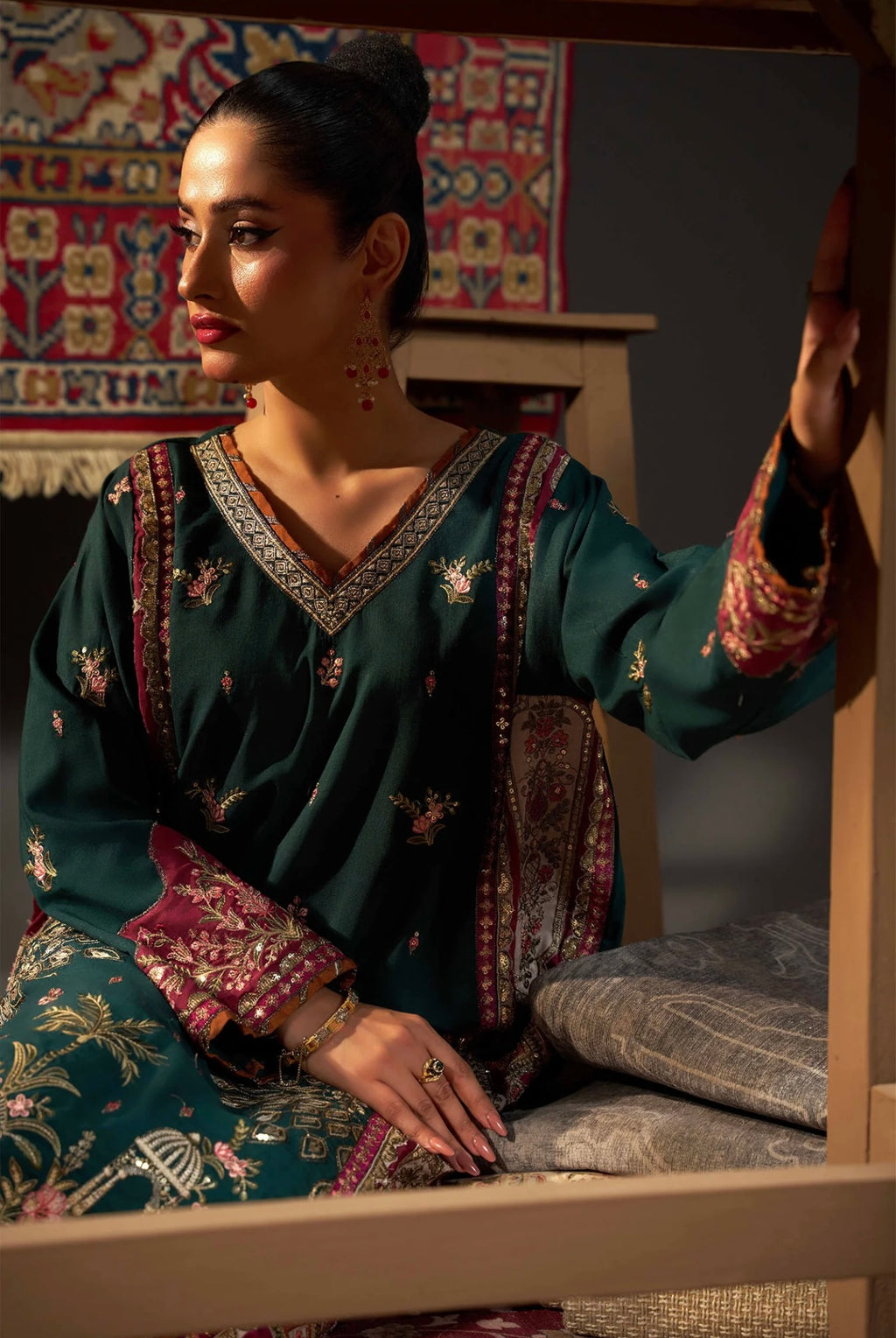KHADAR KAFTAN EMB-581 A