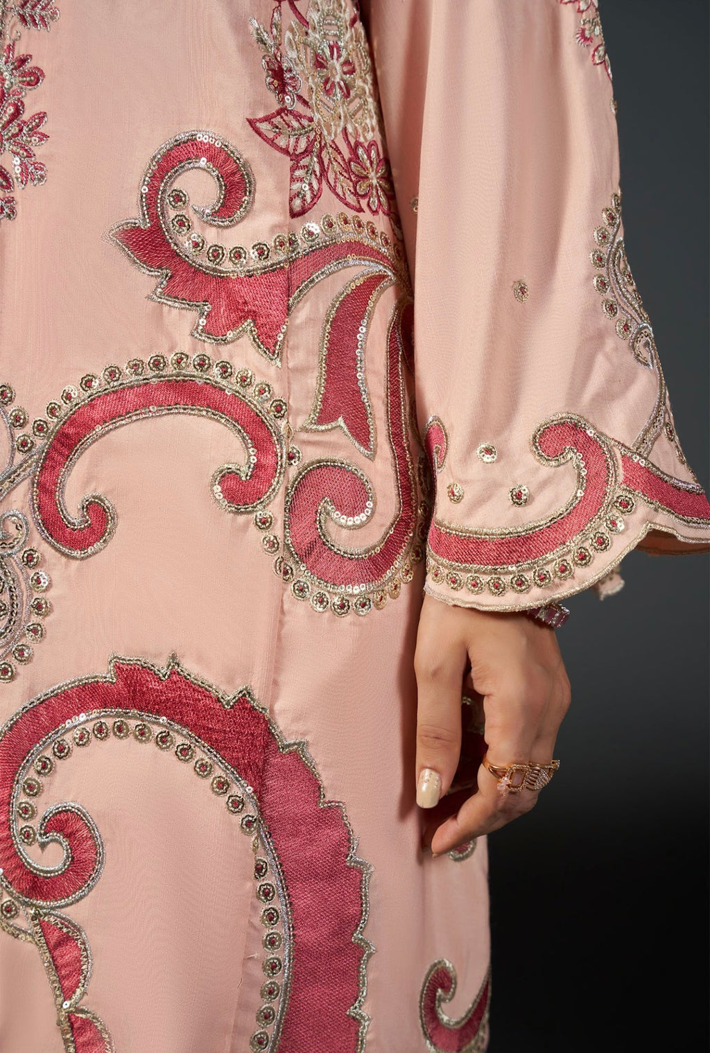 KHADAR KAFTAN EMB-584 B