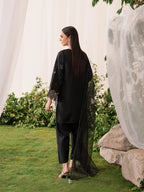 Embroidered Silk Suit