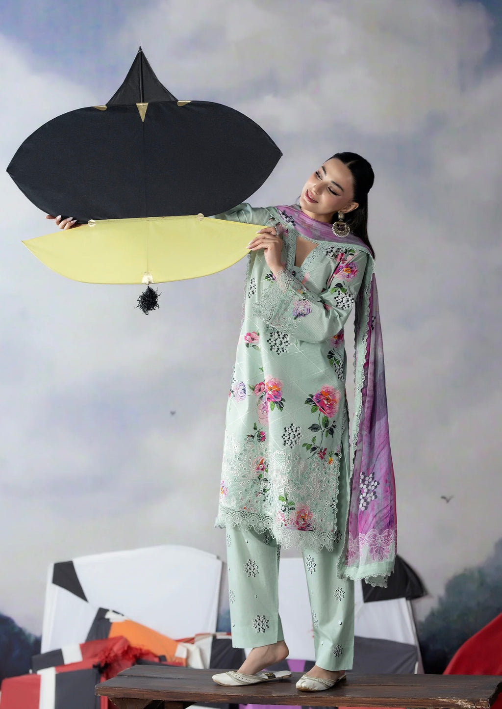 Embroidered Lawn