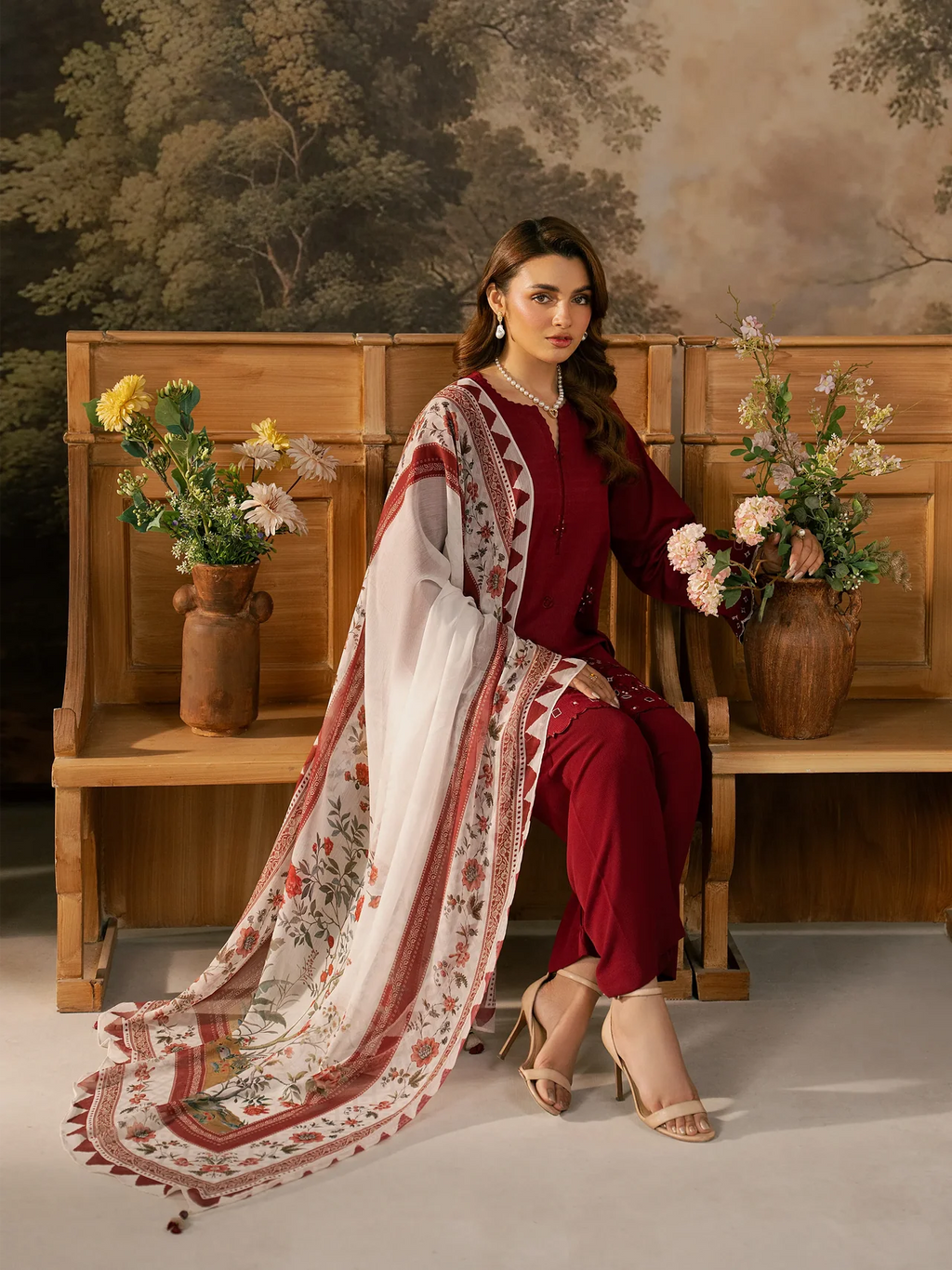 Embroidered Munar Suit