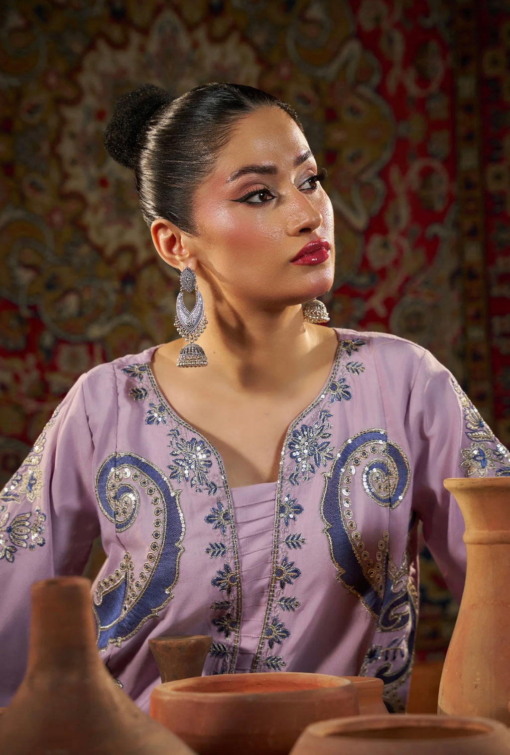 KHADAR KAFTAN EMB-584 A
