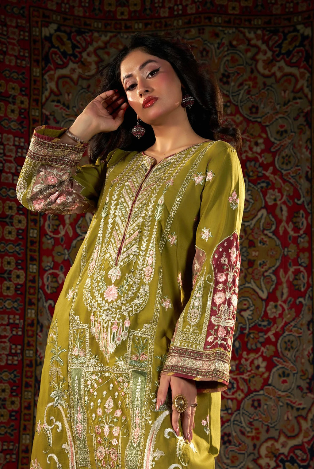 KHADAR KAFTAN EMB-582 C