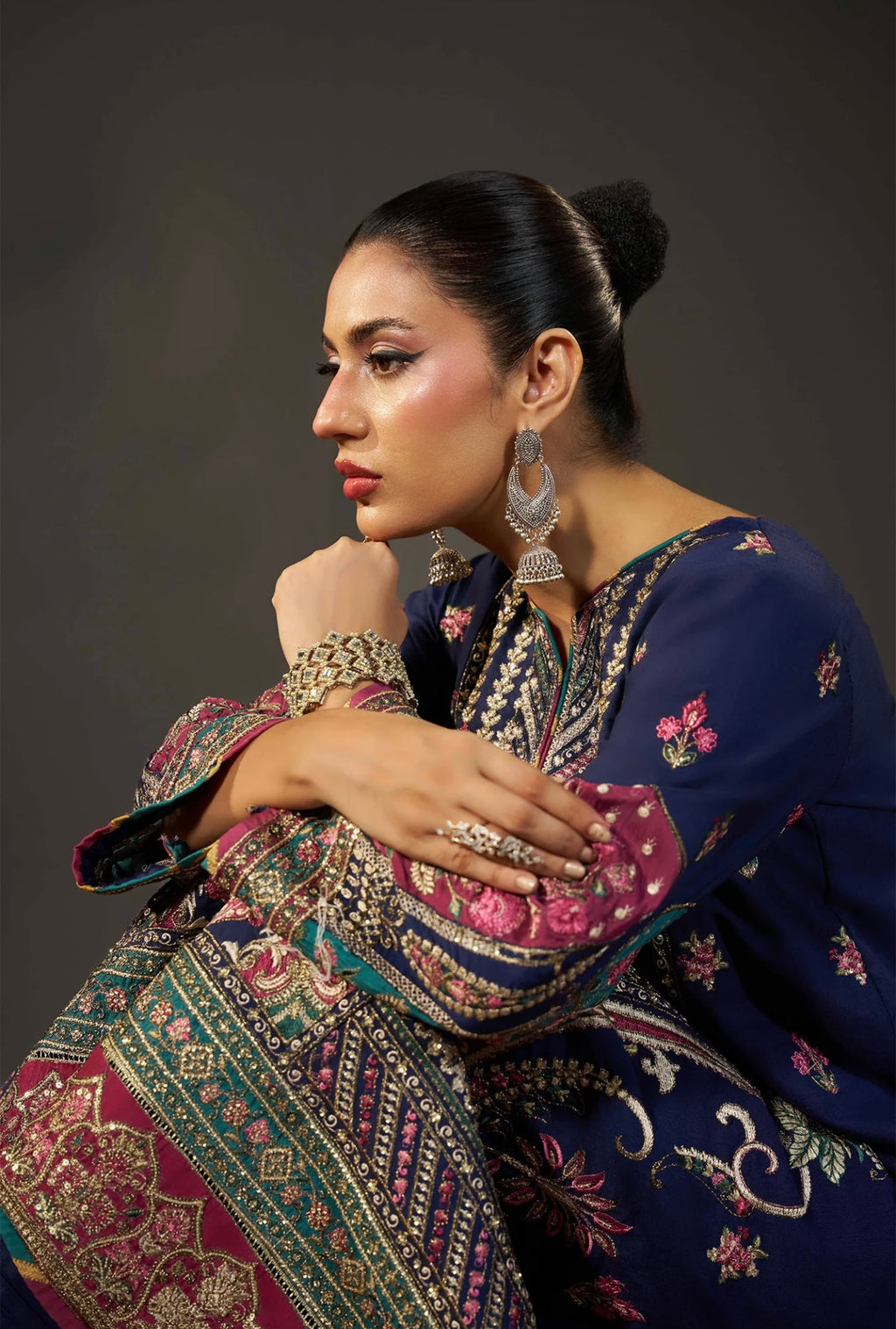 KHADAR KAFTAN EMB-582 D